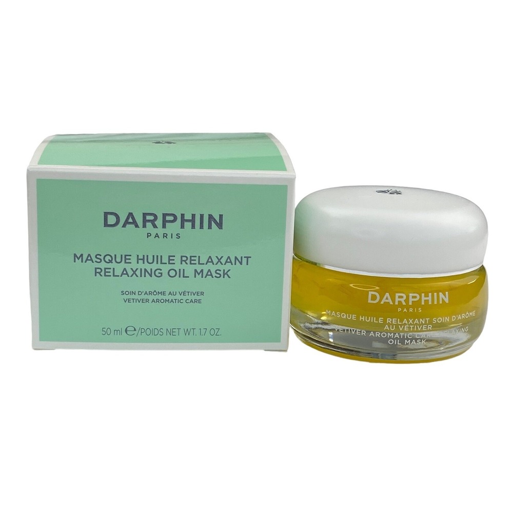 Darphin Paris Vetiver Aromatic Care Relaxing Oil Mask Stress Relief, Detox 1.7oz